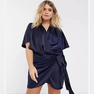 ASOS Navy Wrap Dress